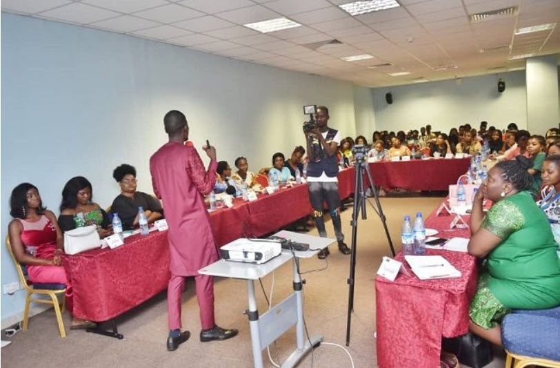 Michael Jacob hosts a Mind Therapy session with business women in Nigeria