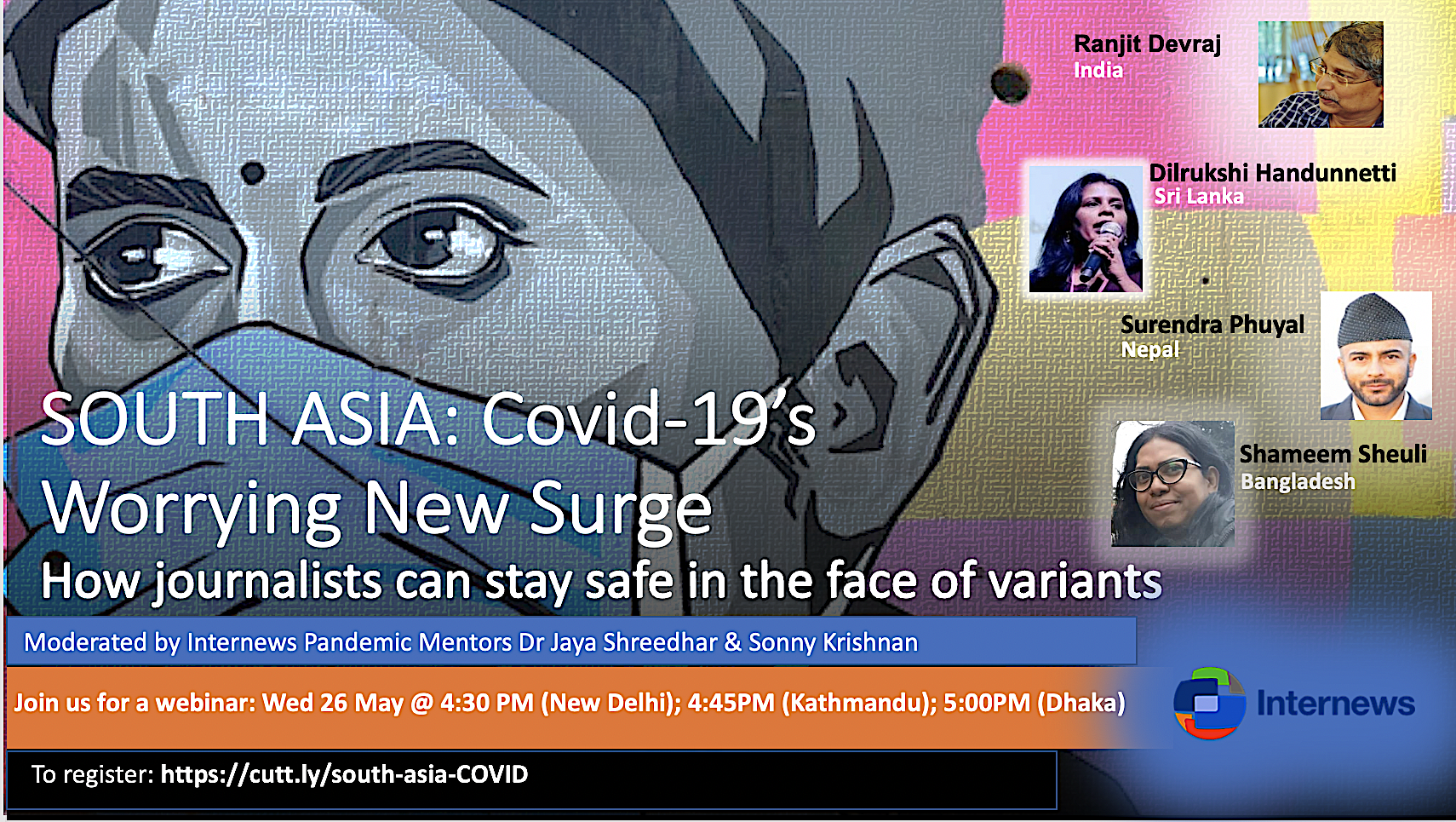SOUTH ASIA COVID-19’s Worrying New Surge: How journalists can stay safe in the face of variants