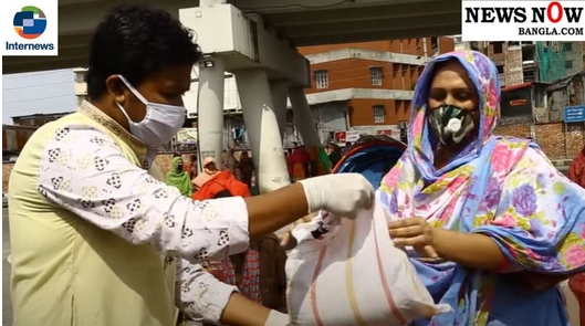Volunteers working with transgender people during the COVID-19 pandemic in Bangladesh.
